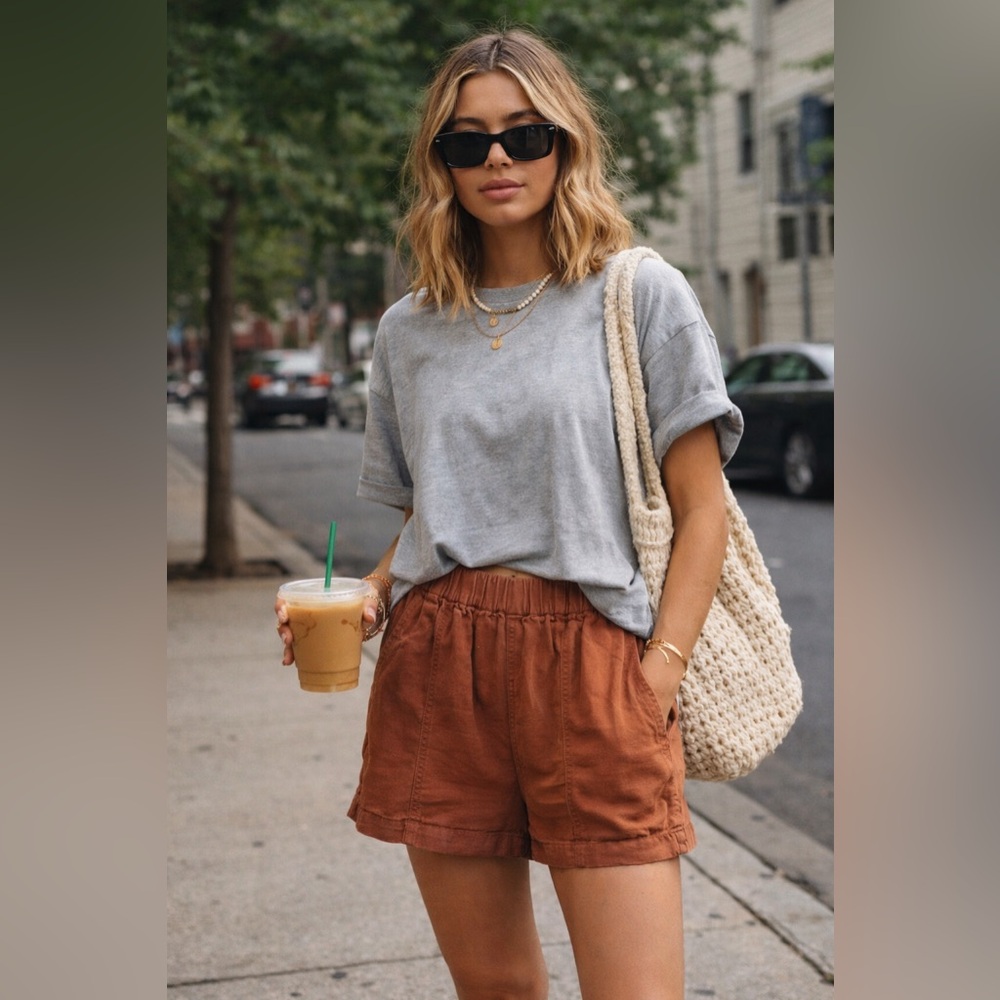 Madewell Rust Shorts